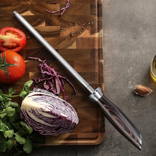 Honing Rod 10 Inch Professional Kitchen Knife Sharpener Rod (10")