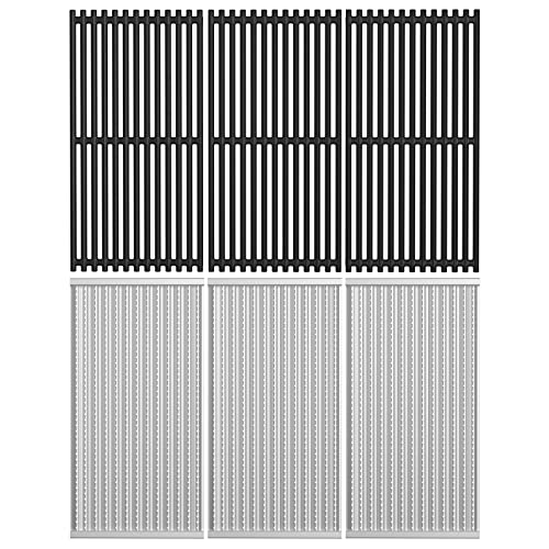 Cooking Grates and Emitter Plates Replacement Parts for Charbroil Commercial TRU (17" x 10" Emitter plate-3)