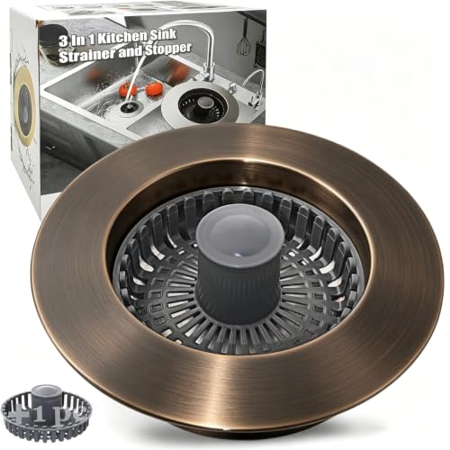 Kitchen Sink Drain Strainer (Oil Rubbed Bronze)