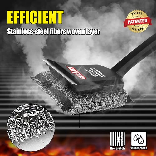 SteamWizards Grill Brush Replacement Pad (5.2 inch)