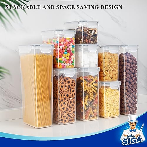 12 Pack Airtight Food Storage Container Set for Pantry Organization