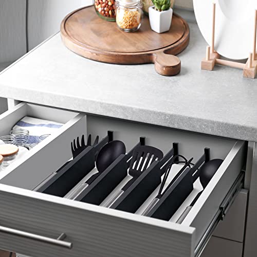 4 Pack Bamboo Drawer Dividers 2.6" High (4 Count)