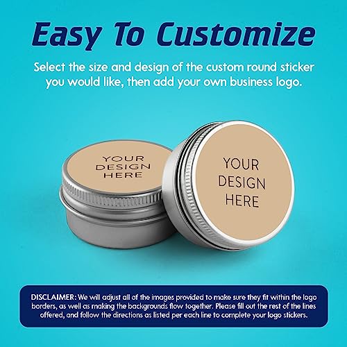 100 Custom Vinyl Stickers (100 Count)