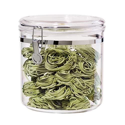 Jumbo Clear Canister with Clamp Lid (150-Fluid Ounce / Canister)