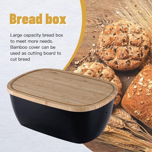 Bread Box for Kitchen Countertop