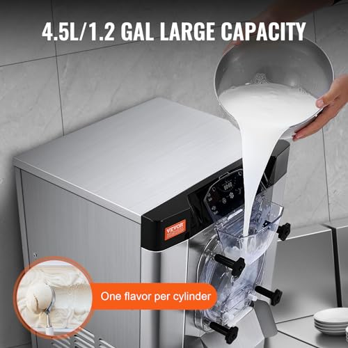 Commercial Ice Cream Machine (Countertop 1 Flavor Hard Serve 1713W)