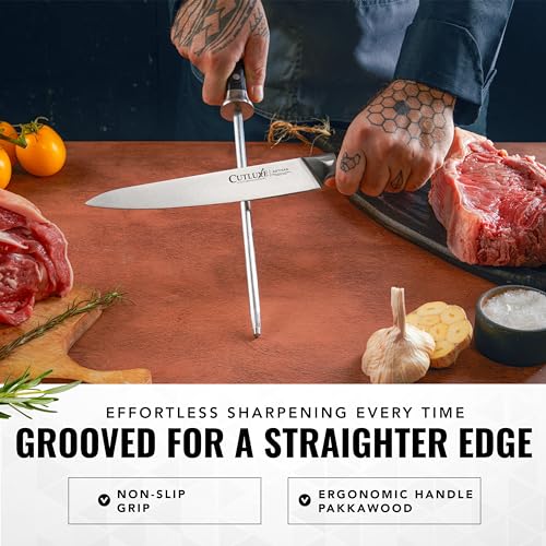 Honing Rod 10" Knife Sharpener Steel