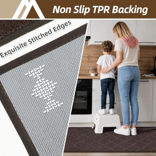 Kitchen Runner Rugs Non (Brown / 24"X 72")