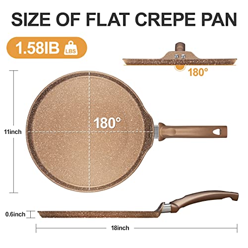 11 Inch Nonstick Crepe Pan (11 Inch / Gold)