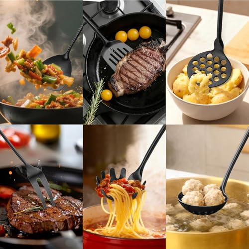 18 10 Stainless Steel Kitchen Utensils Set (10 Count)