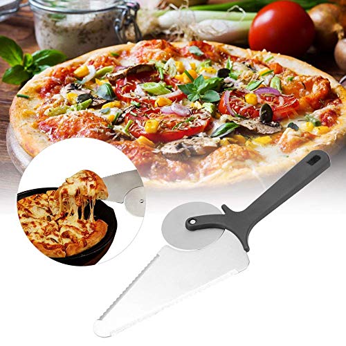 Pizza Cutter Professional Sharp funny Classic Cutters Multifunctional Stainless Steel Pastry Pizza Wheel Cutter Shovel Spatula Tool