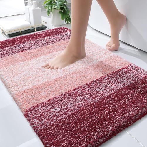 Bathroom Rugs Mat 36x24 (36" X 24" / Red)