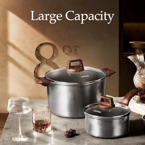 26pcs Pots and Pan Set Nonstick (Silver / 26 Piece)