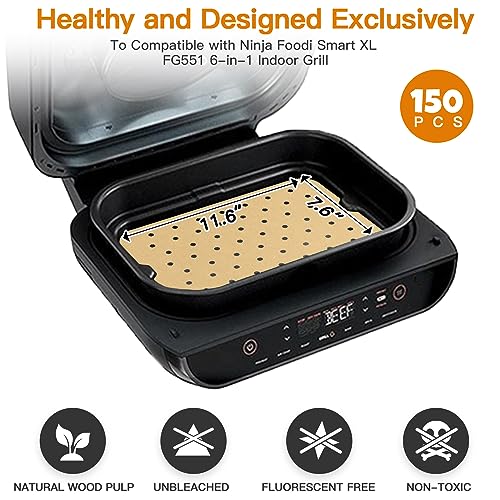 Air Fryer Liners Disposable for Ninja (150 Count)