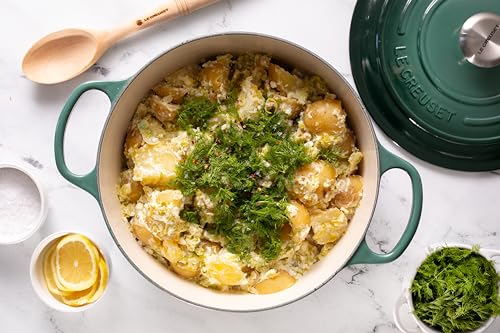 Enameled Cast Iron Round Dutch Oven (Artichaut / 9 Qt)