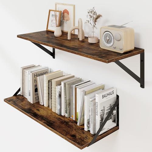Deep Floating Shelves for Wall