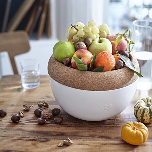 Deep Food Storage Bowl (Burgundy / 10.6" Dia)
