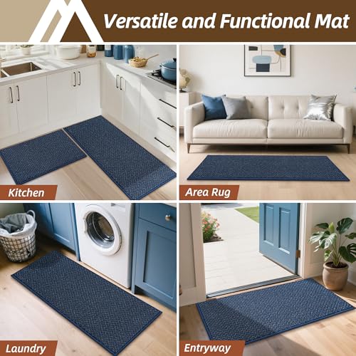 Kitchen Rugs Set of 2 Non (25.984 Sq Ft)
