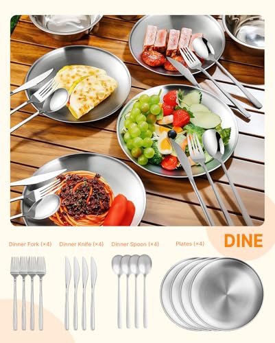 Portable Camping Cooking Utensils Set 36PCS (36pcs)