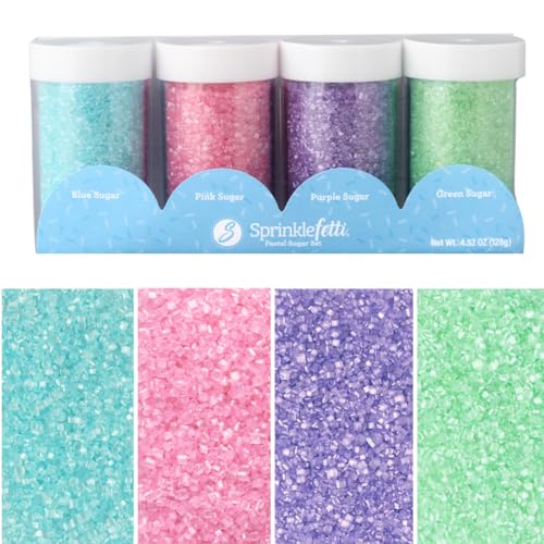 Sprinkles 4 Pack Sugar (Pastel)