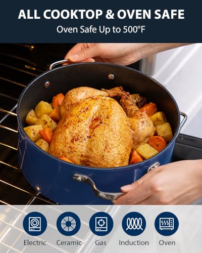 12pc Forged Lightweight Cookware Set (Deep Blue (G10))