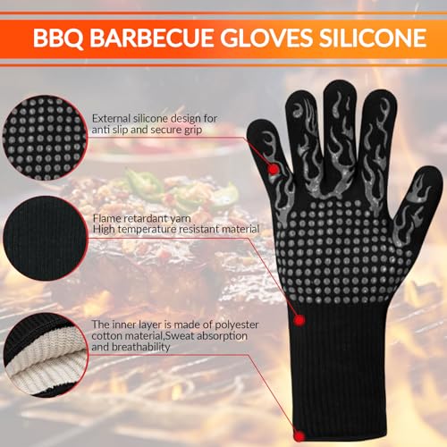 1 Pair Grill Oven Mitts (2 Count)