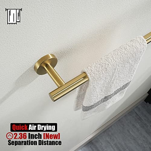 Bath Towel Bar Gold (Gold / 39 Inch)