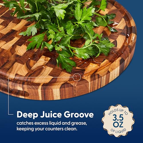 Vincent End Grain Teak Cutting Board (Vincent | Teak | End Grain)