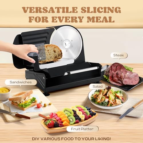 Electric Meat Slicer 220W (With Cover)
