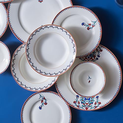 Nakkas 24 Piece Porcelain Dinner Set for 6 People (Nakkas 6 Person)