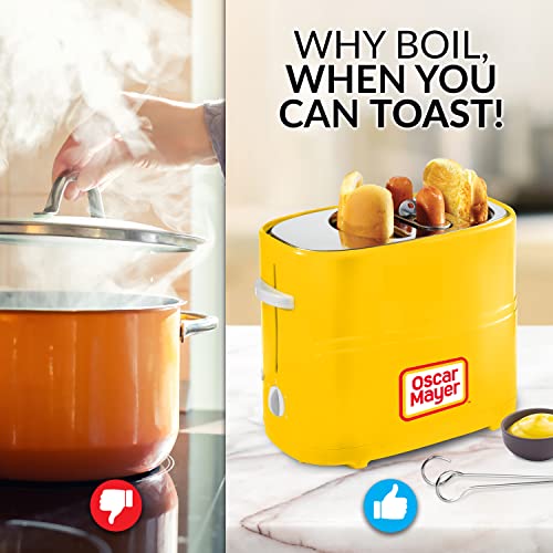 Oscar Mayer 2 Slot Hot Dog and Bun Toaster with Mini Tongs (Oscar Mayer)