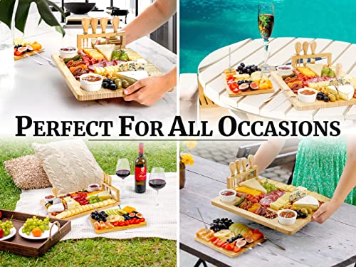 Zulay Charcuterie Board Set Large (Platter Set)