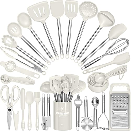 Kitchen Utensils Set (White)