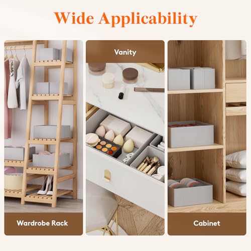 Underwear Drawer Organizer for Closet 16 Pack (16 Count)