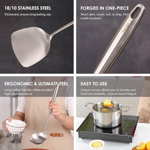 6 PCS All Metal Cooking Utensils Set (6-Pieces)