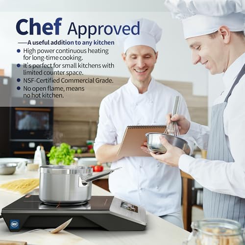 1800W Commercial Grade Induction Cooktop