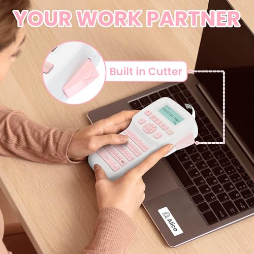 Pink Label Maker Handheld