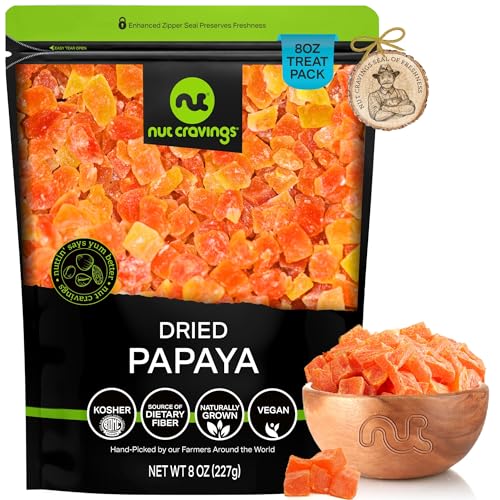 Dried Papaya Chunks (Dried Papaya Chunks / 8 oz)