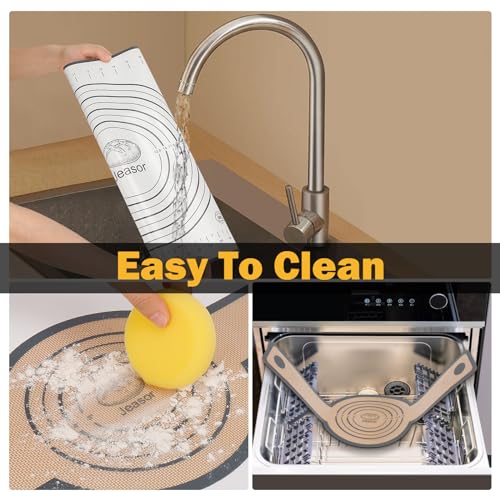 3 PCS Silicone Baking Mat Set (Gray 3 Pcs)