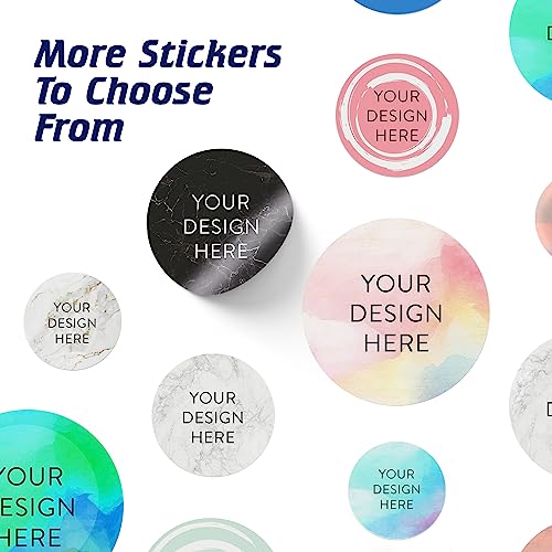 Custom Vinyl Stickers Your Image (100 Count)