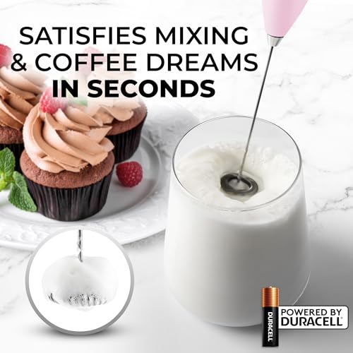 Zulay Powerful Milk Frother for Coffee with Upgraded Titanium Motor (Pure Sun / OG Frother)