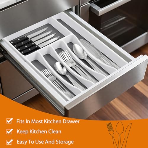 49 Piece Silverware Set with Organizer (49 Pcs)