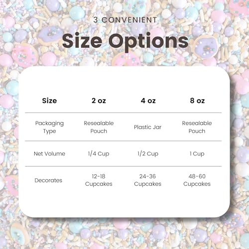 Donut Sprinkle Mix with ~6 Sprinkled Donuts Royal Icings