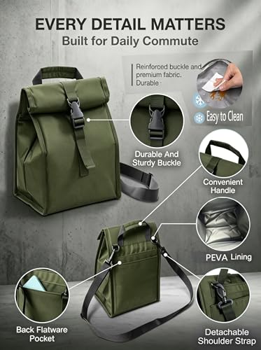 Insulated Foldable Lunch Bag
