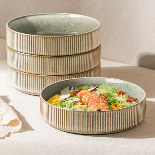 7.5 Inch Pasta Bowls Set of 4 (Set of 4 / Sage Desert)