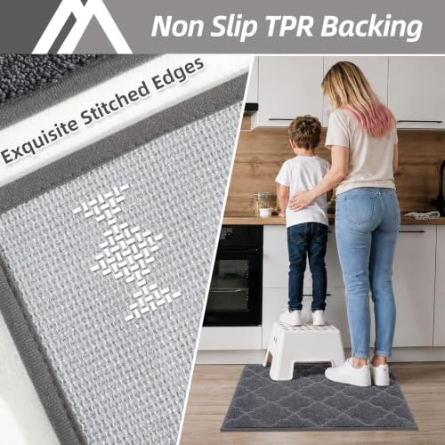 Kitchen Rugs Non Slip Washable 20"x32" (4.4444 Sq Ft)