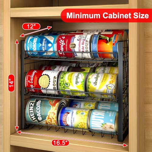 3 Tier Stackable Can Rack Organizer (2 Count)