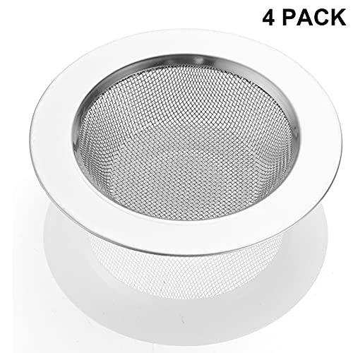 4 PCS Kitchen Sink Strainer Stainless Steel (4 PACK)