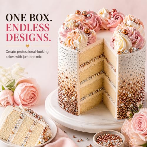 Sprinkles for Cake & Cupcake Decoration (5 Ounce)