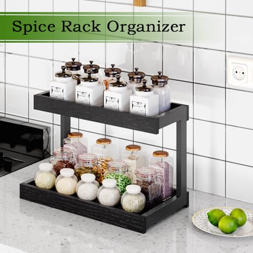 Counter Shelf Organizer (Black / Medium)